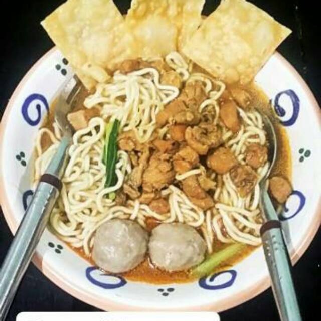 

Mie ayam Bakso komplit (Frozen)