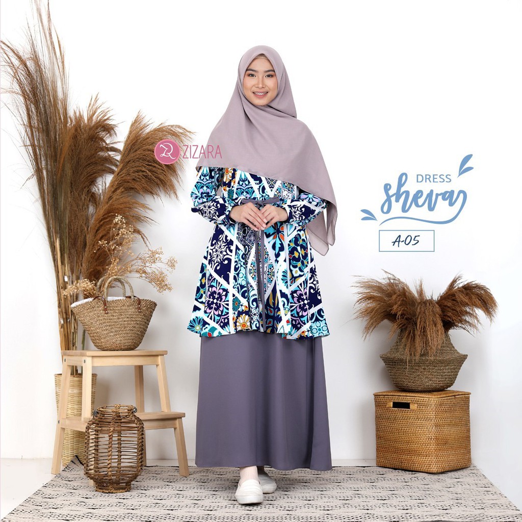 SHEVA DRESS || Gamis Syari Original By ZIZARA