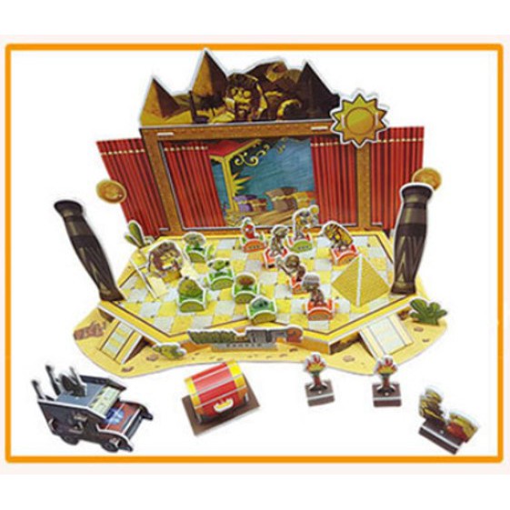 Puzzle 3d | PLANTs VS ZOMBIES &quot;Ancient Egypt 1&quot; | Mainan DIY - TH-879H