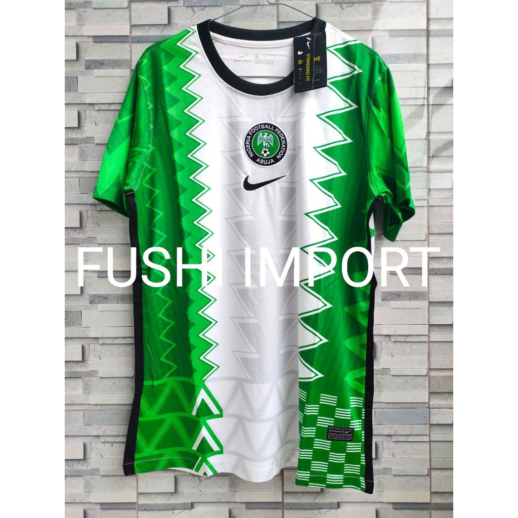 HQ JERSEY BOLA NIGERIA HOME EURO 2021 GO HIGH QUALITY IMPORT