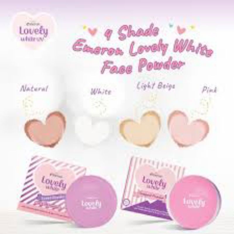 Emeron lovely loose powder dan compact powder
