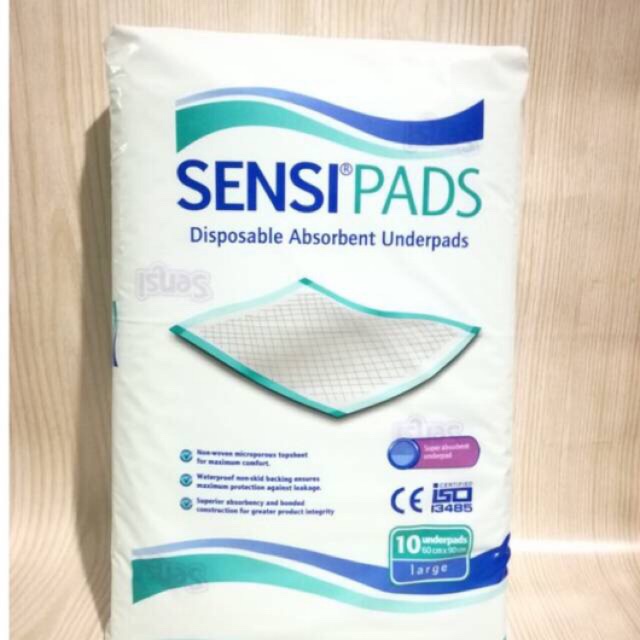 Underpad Sensi Pads / Sensipads / Perlak Sekali Pakai