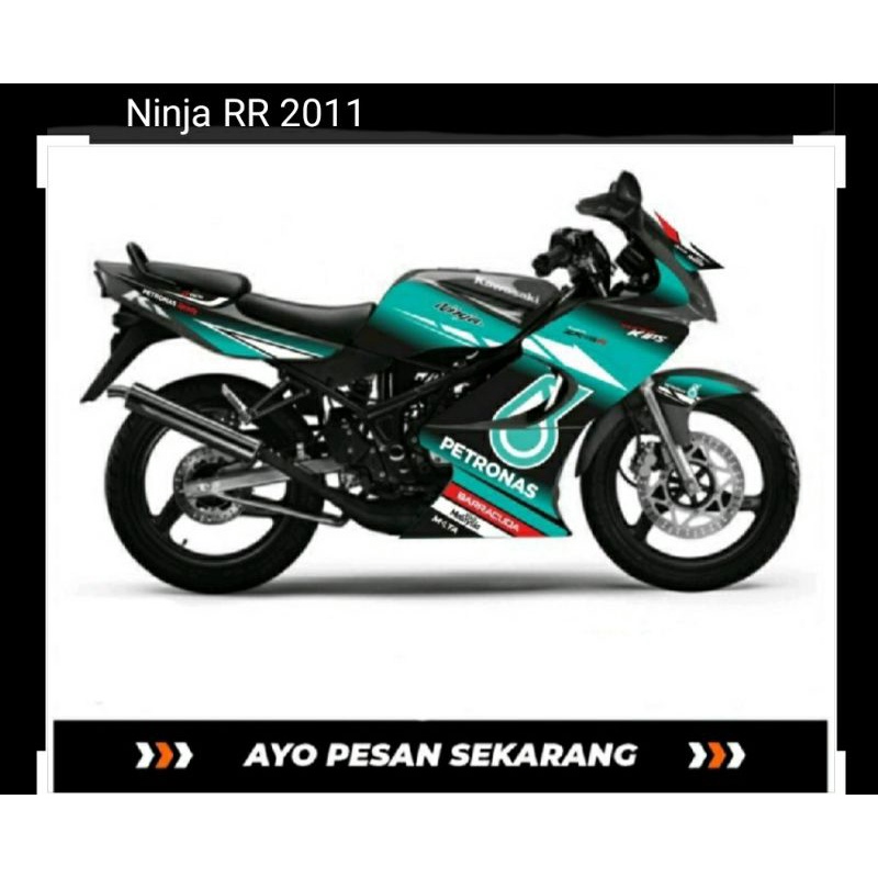 stiker motor NINJA RR OLD /striping decal NINJA RR LAMA 2011