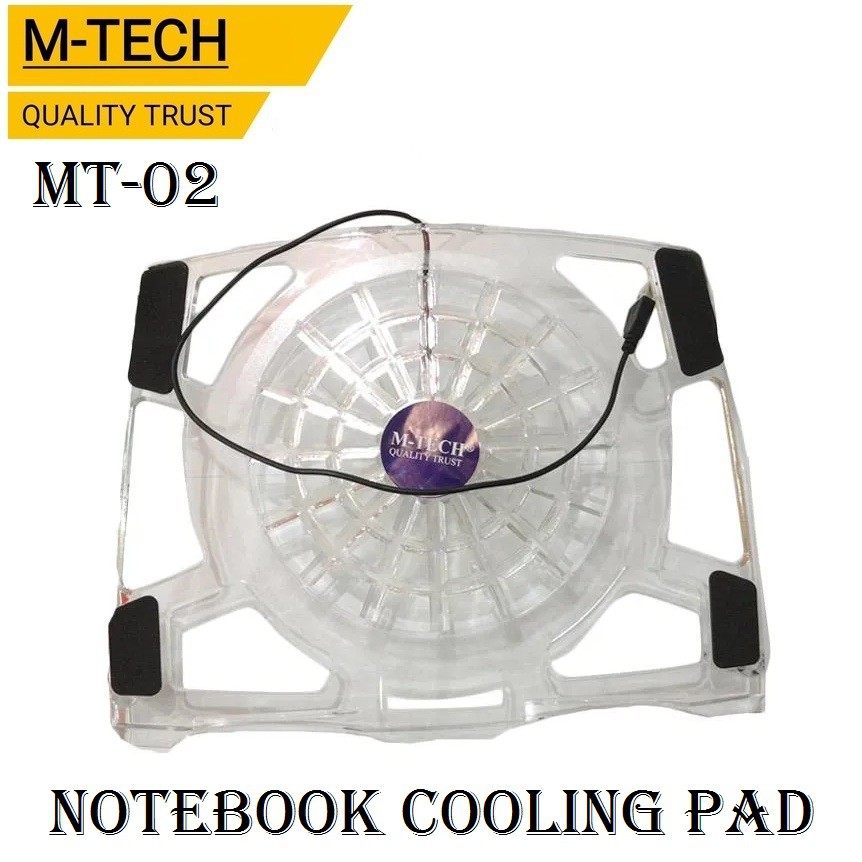 M-Tech Notebook Cooler Pad MT-02 Cooling Big Fan