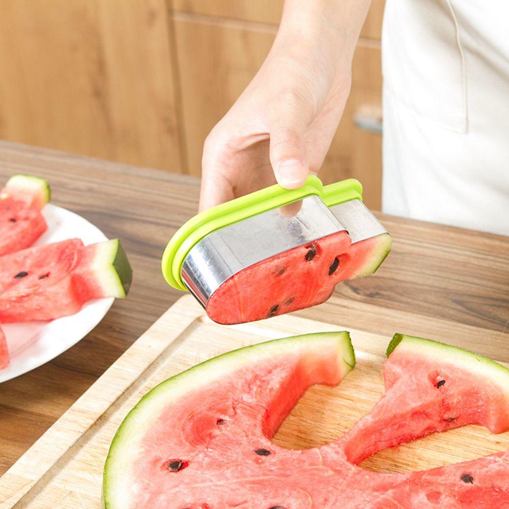 WONDER Cetakan Watermelon Cutter Gadget Stainless Steel Alat Dapur Pengiris Buah