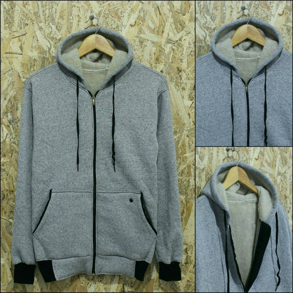 Jaket Hoodie Zipper Bulu Murah