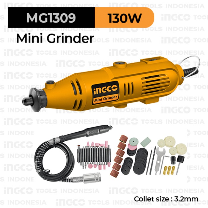 Gerinda Tunner  Mini Die Grinder 52-in-1 INGCO MG1309