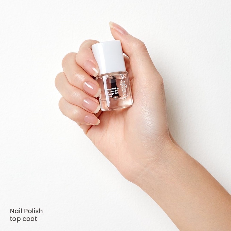 MS GLOW NAIL POLISH HALAL-TOP COAT BENING
