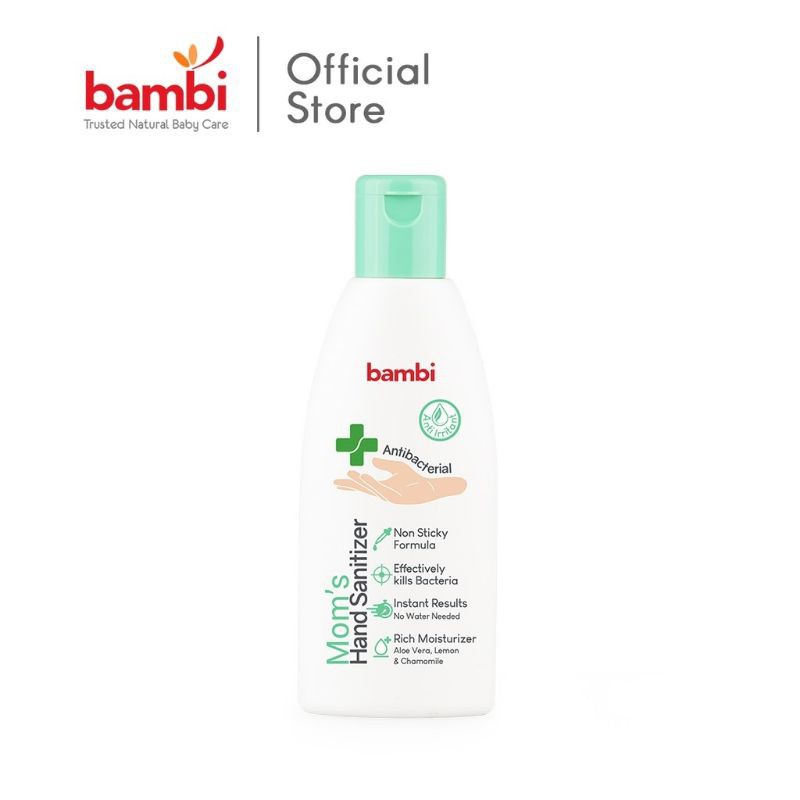 Bambi Mom's Antibacterial Hand Sanitizer 60ml - Antiseptik Tangan - Hs Tangan 60ml