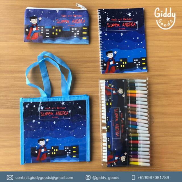 

Souvenir / Hampers / Bingkisan Custom Ultah Anak / Hadiah / Perayaan Murah
