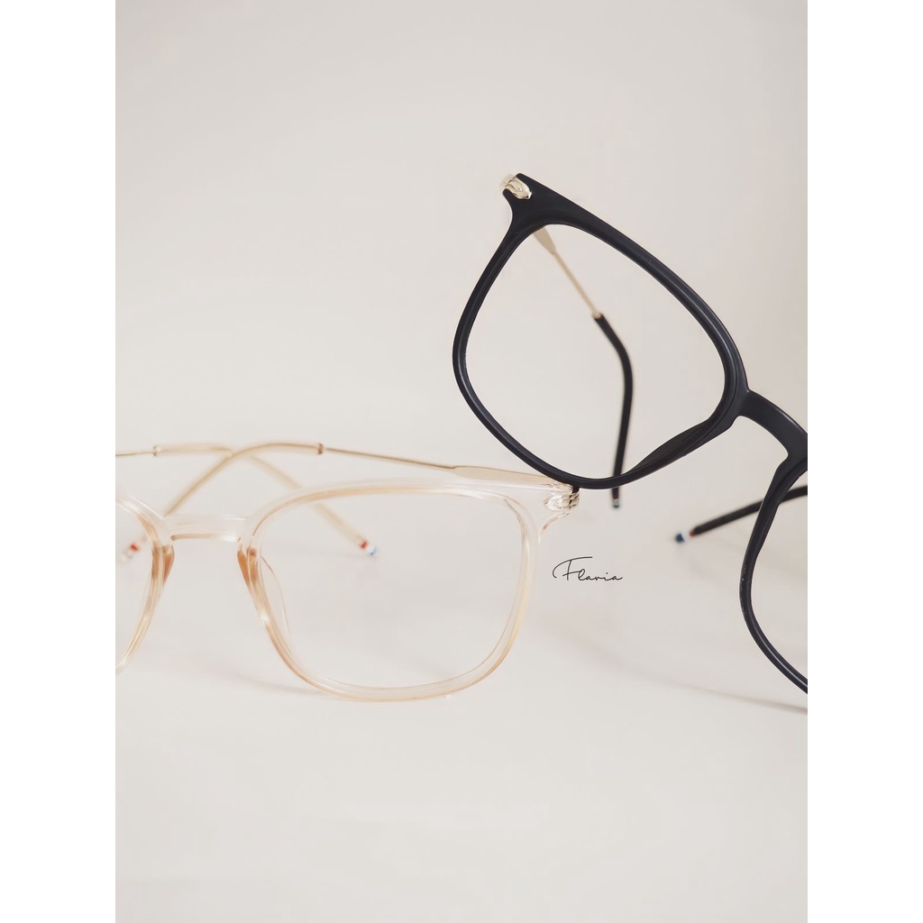 Flavia Eyewear - Kacamata Tom Plastic Steel (custom minus, photochromic, blueray, bluechromic, photobrown)