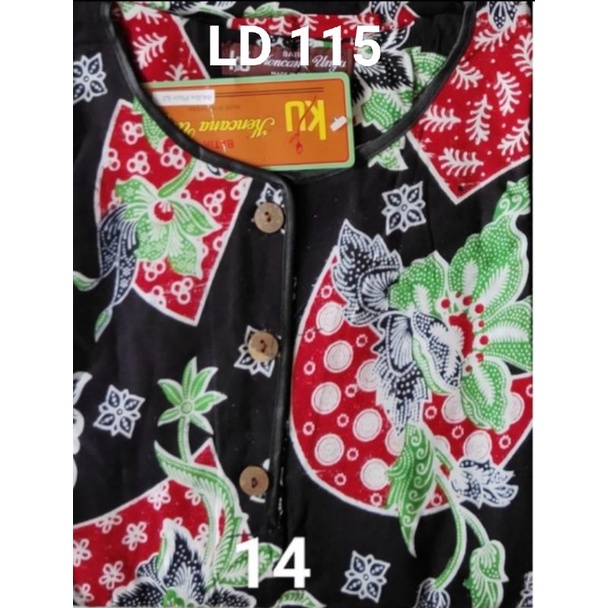 Daster Kencana Ungu Plisir K3 label coklat-27