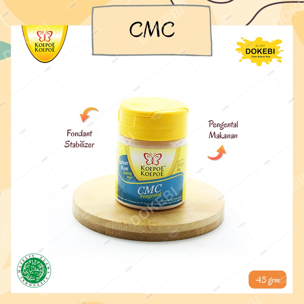 

Koepoe ( Cream of tartar/CMC/Citroen Zur/Baking Powder/ Soda Kue) HALAL
