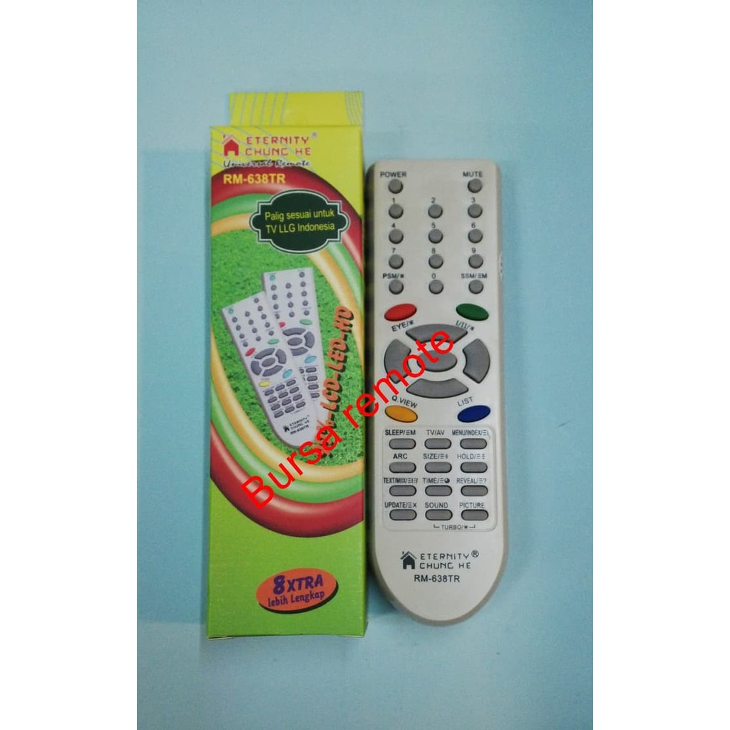 Remot  Remote MULTI TV LG TABUNG  LCD LED type 638  ecer dan grosir