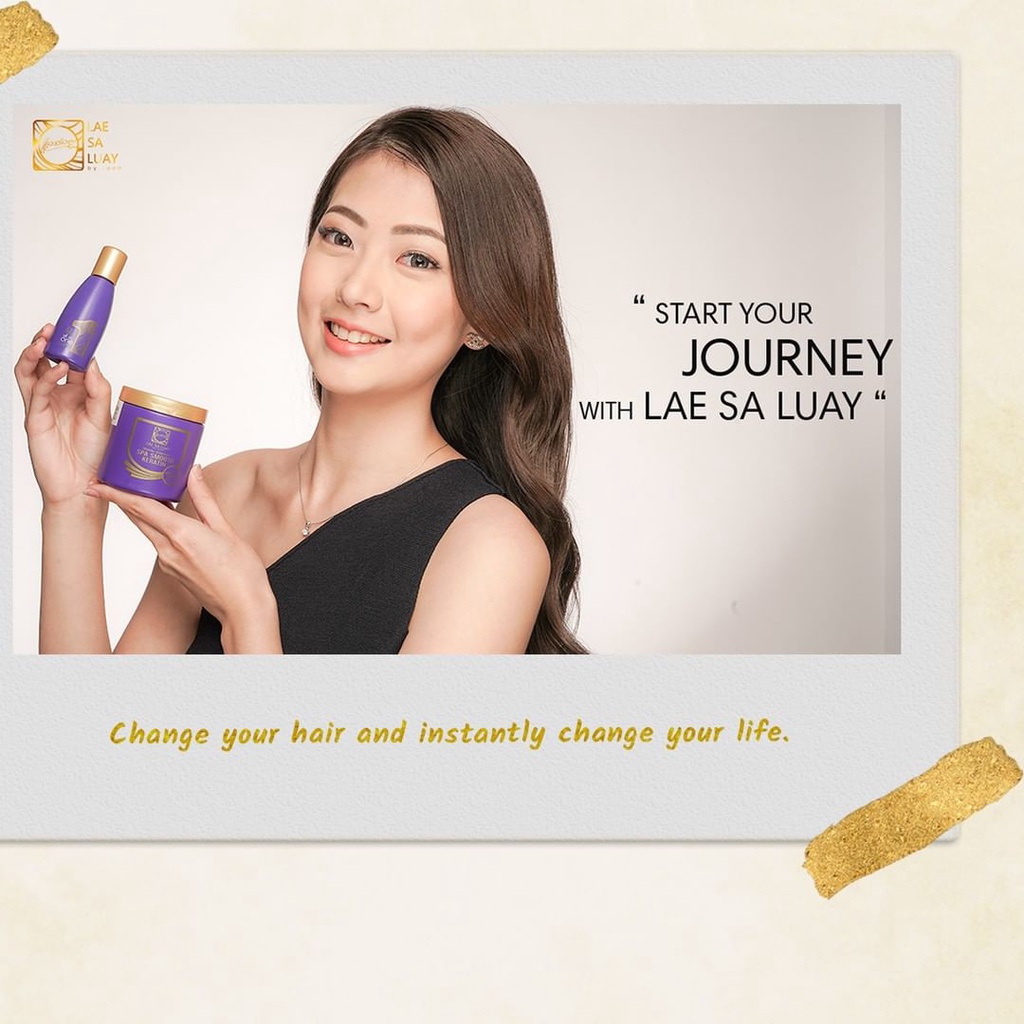 Lae Sa Luay Hair Mask Spa Smooth Keratin 100% Original / Masker Rambut / Treatment Rambut / Creambath Perawatan Rambut