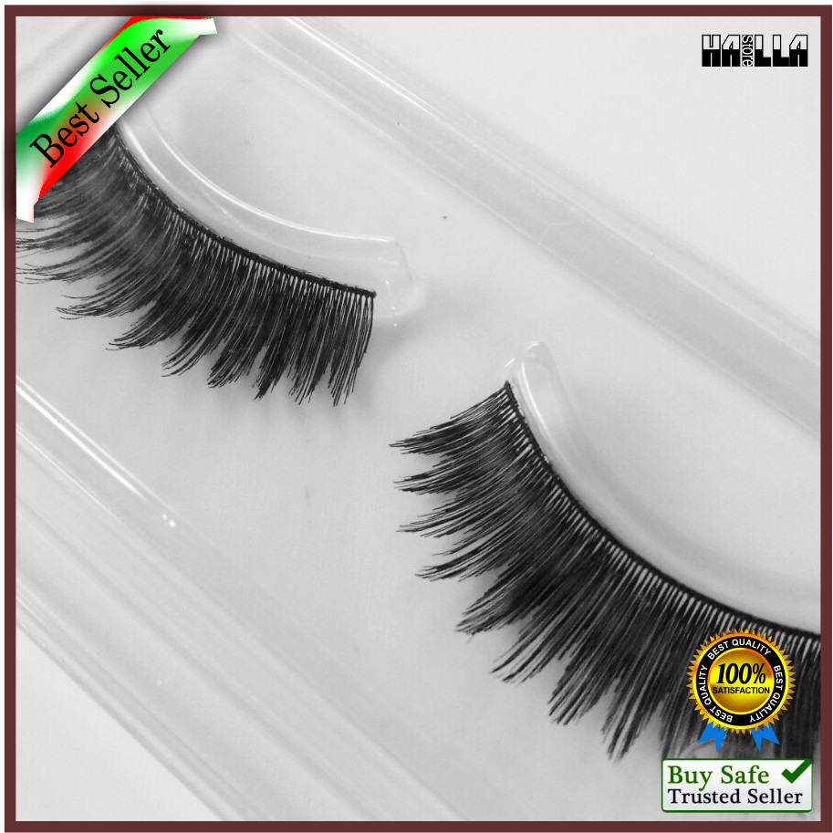 Bulu mata Palsu 062 Fake Eyelash Natural Lembut Premium Bagus Murah Kualitas Export