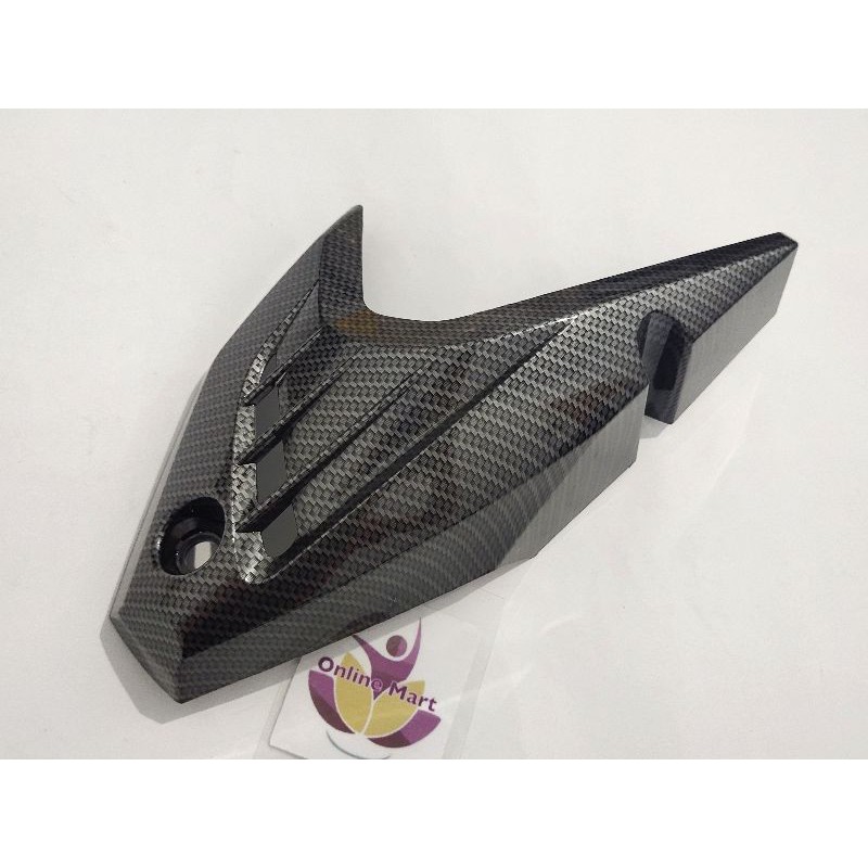 Cover tutup knalpot Bagian Depan Honda ADV 150 Carbon