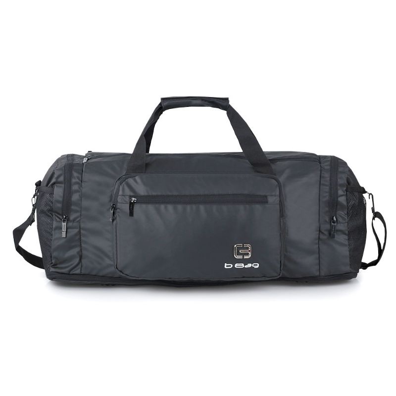 Tas Travel Premium Terbaru Waterproof Hitam | Tas Duffel Gym Olahraga Backpacker Original