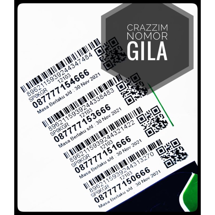 Nomor Cantik XL Kwartet Triple 666. No Cantik Super. Nomor Cantik Couple