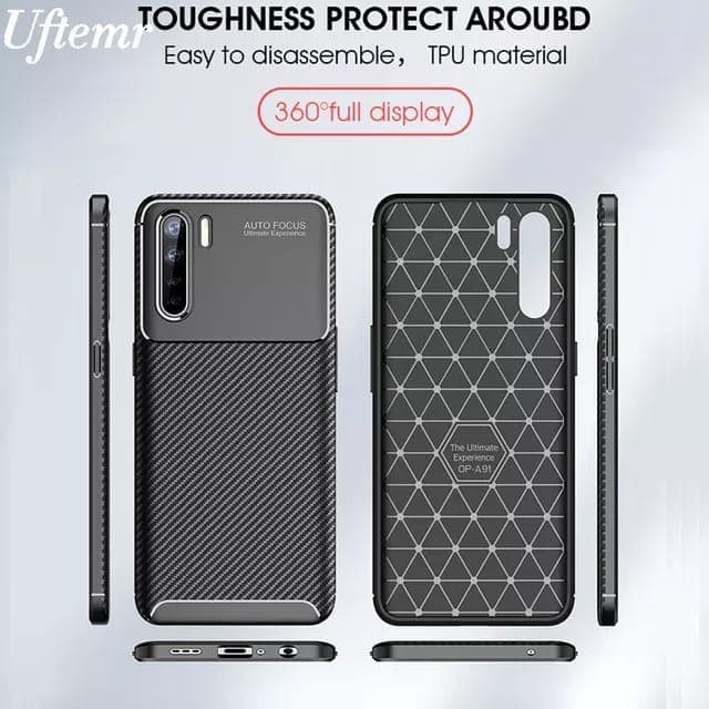 OPPO RENO 3 / RENO 3 PRO SOFT CASE AUTOFOCUS CARBON ORIGINAL - RENO 3