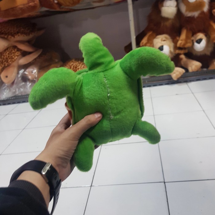 Flash Sale Boneka Hewan Bekicot Keong Tutut Penyu Kura Kura Turtle Hijau Coklat Terbaru