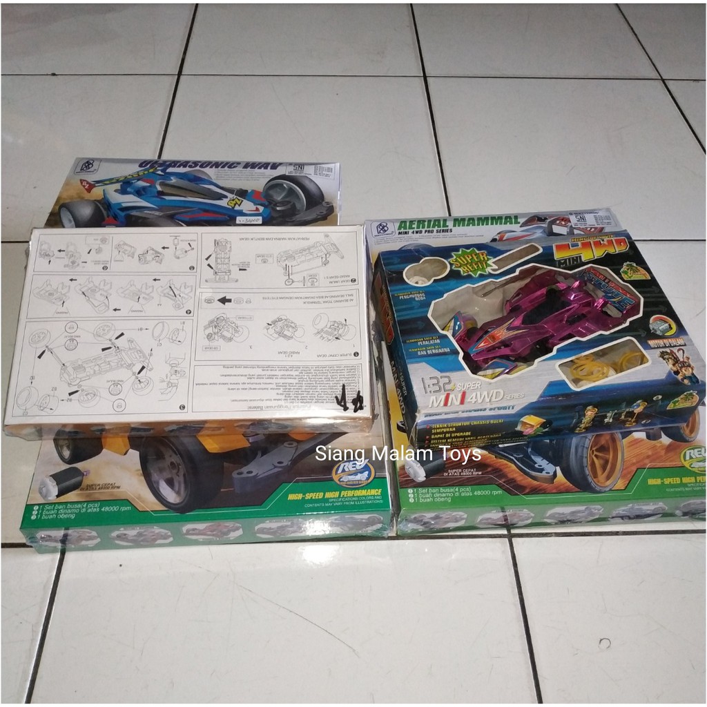 Mainan Anak Cowok Cewek Perempuan Laki Tamiya 4WD rakitan sendiri