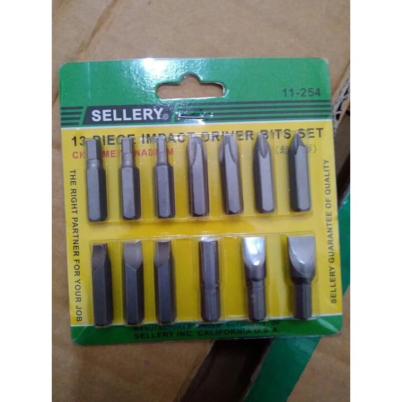 Mata Obeng Ketok Set 13Pcs Mata Obeng Getok