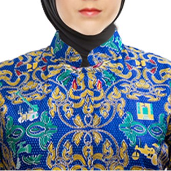 BATIK TRUSMI HAFIYAN OFFICIAL SERAGAM BATIK PUPR WANITA BLUS KEMENTRIAN PUPR KHUSUS 4XL 5XL PRE