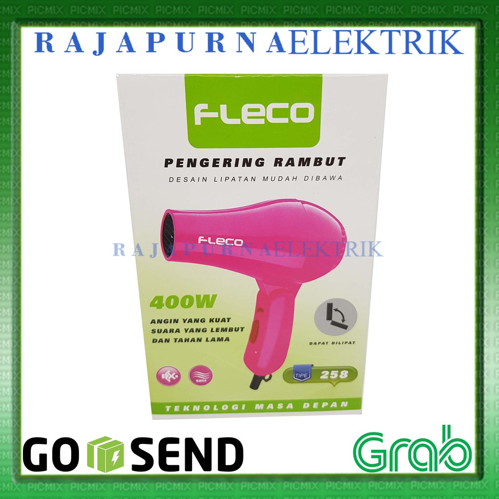 Hair dryer - Pengering Rambut Mini Fleco 258 - Hairdryer ORIGINAL