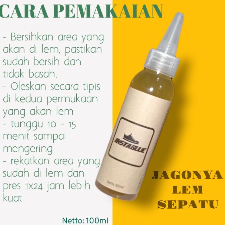 Lem Sepatu Bola Original Super Kuat 100Ml Lem Instaglue Midsole-Outsole-Uppersole-Suede-Etc
