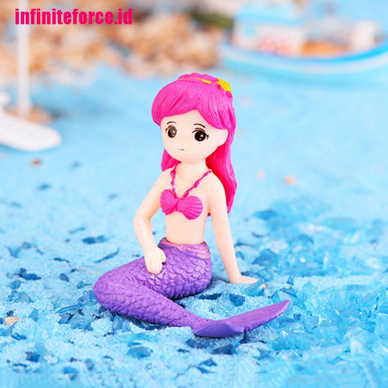 (Inx) Miniatur Mermaid Diy Untuk Dekorasi Rumah Boneka