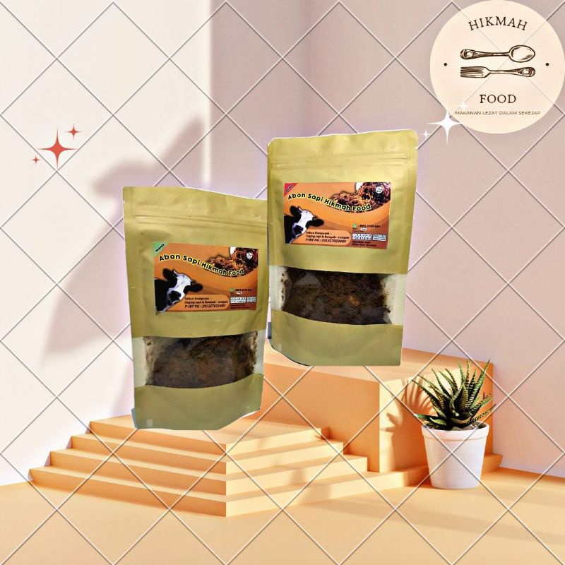 

Abon Sapi Hikmah Food 250gr kemasan ZipLock