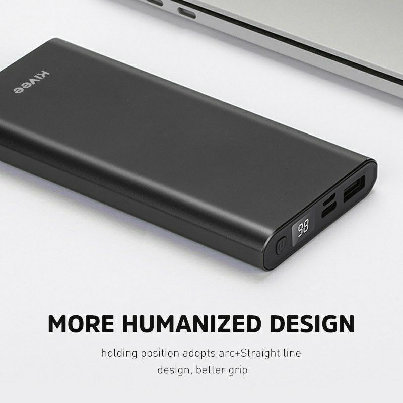 Kivee Powerbank 10000mAh Fast Charging Real Capacity KV-PT68P