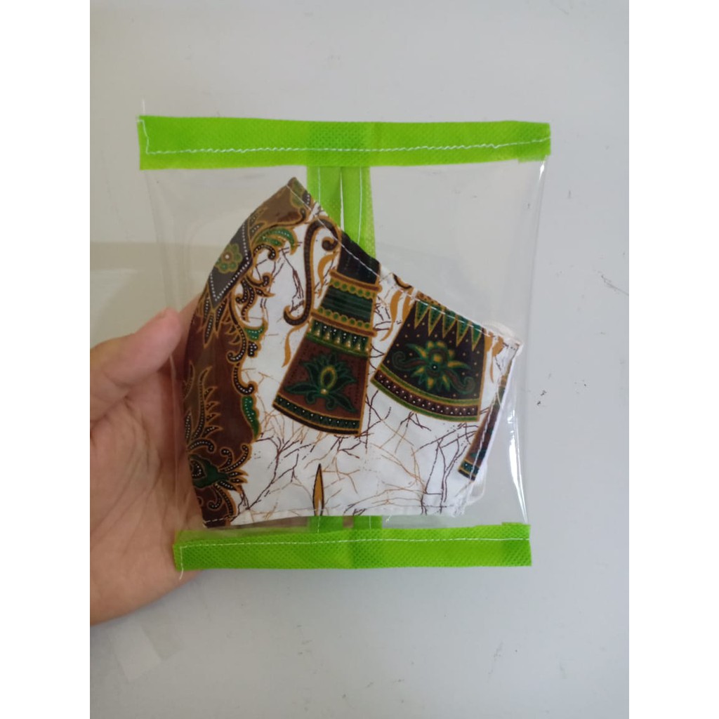 Custom Dompet Masker Mika Souvenir Masker Wadah Masker Bening Souvenir Pernikahan Souvenir Masker