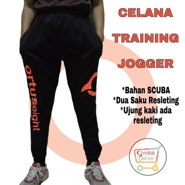 Celana panjang training murah pria wanita ortuseight