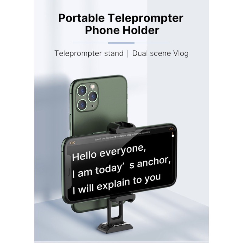 Ulanzi ST-18 Dual Tripod Mobilephone Live Video Recording Double Phone Clip Holder 1.006.0340