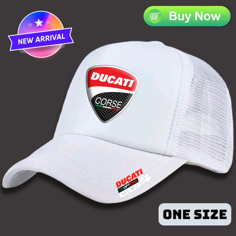 topi trucker balap Ducati motogp