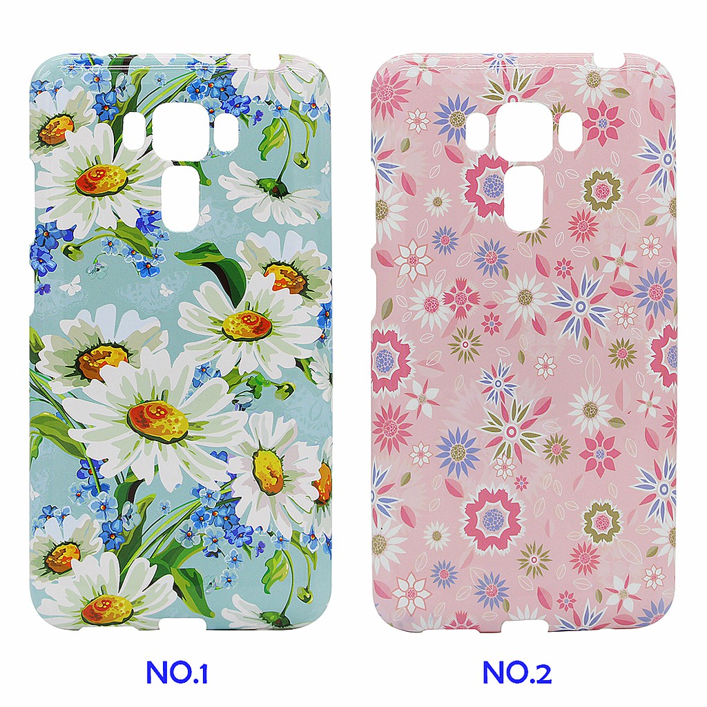 Soft Case Fancy ASUS Zenfone 3 Laser 5,5 ZC551KL Aru Original Motif Bunga