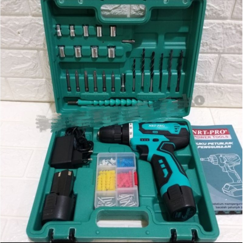 MESIN BOR BATERAI NRT PRO DC 330 SET BOR BATERAI PORTABLE NRT PRO DC 330 BOR CORDLESS NRT PRO DC330