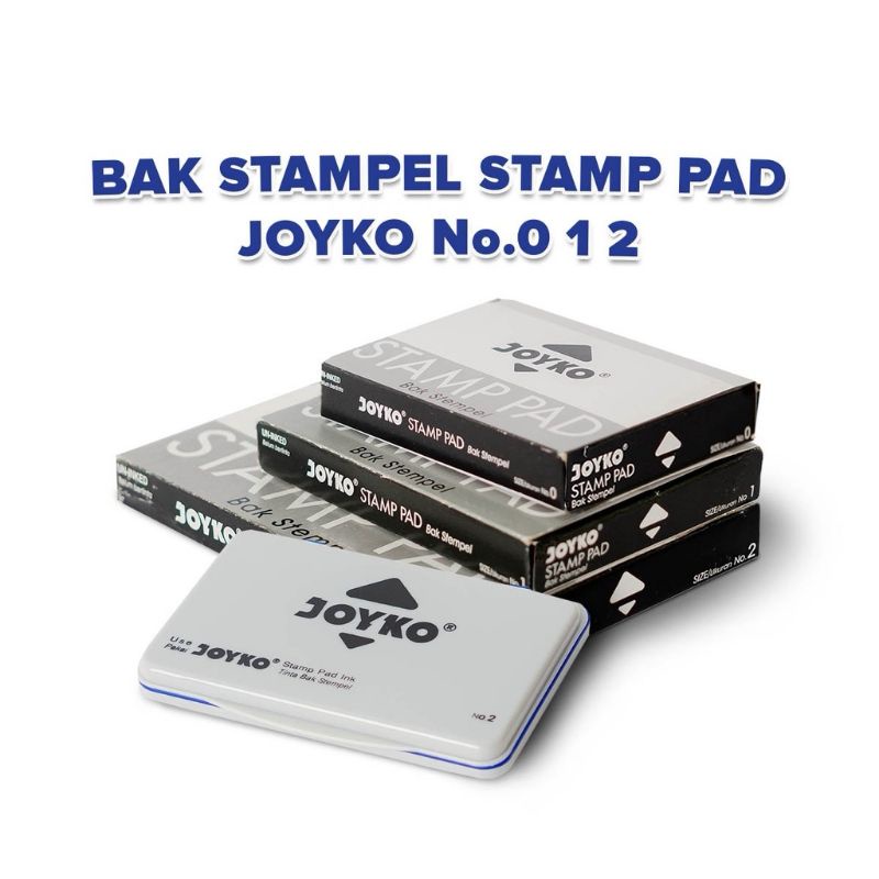 

Bak Stempel Joyko Bantalan Stempel No 0 1 2 Stamp Pad Tempat Tinta Stampel Macam Variasi