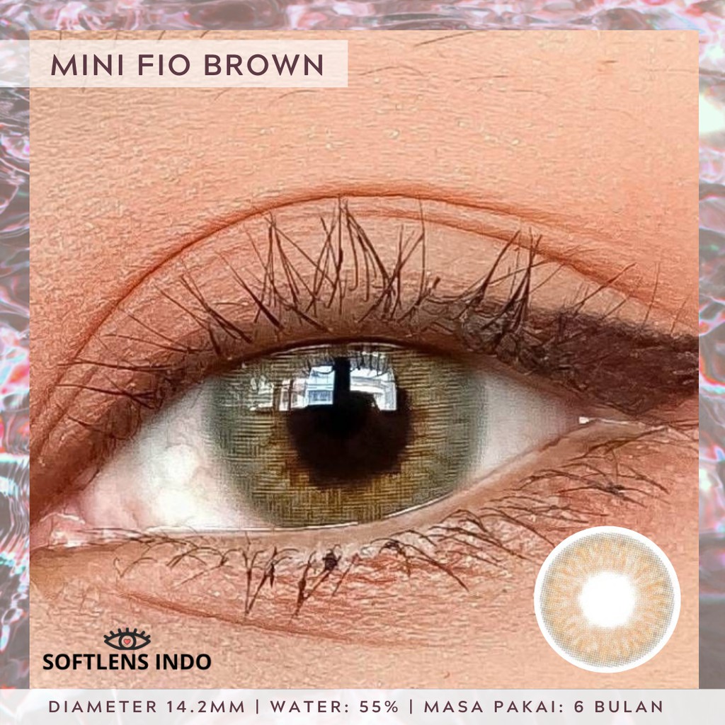 Softlens Kitty kawaii mini fio brown/ coklat