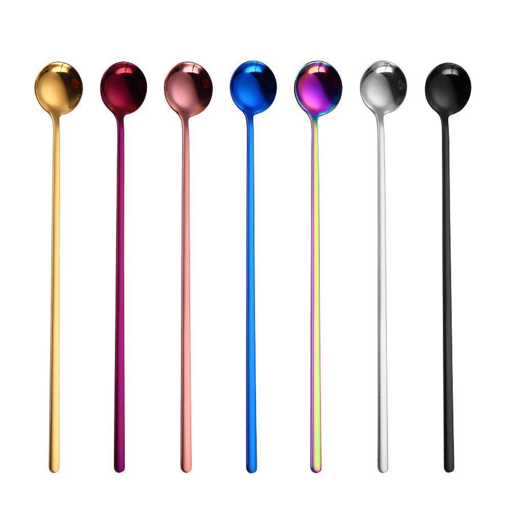 Wonder Coffee Scoop Multicolor Gagang Panjang Sendok Aduk Stainless Steel