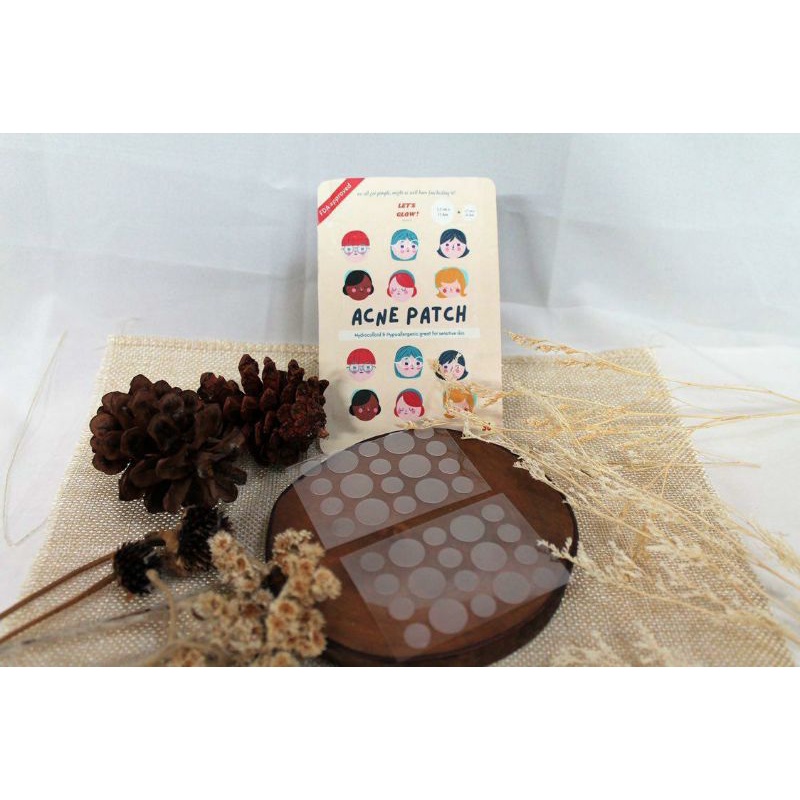 HYDROCOLLOID ACNE PIMPLE PATCH LETSGLOWBEAUTE
