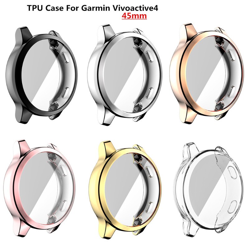 Vivi Casing Softcase Tpu Shockproof 45mm Untuk Garmin Vivoactive 4