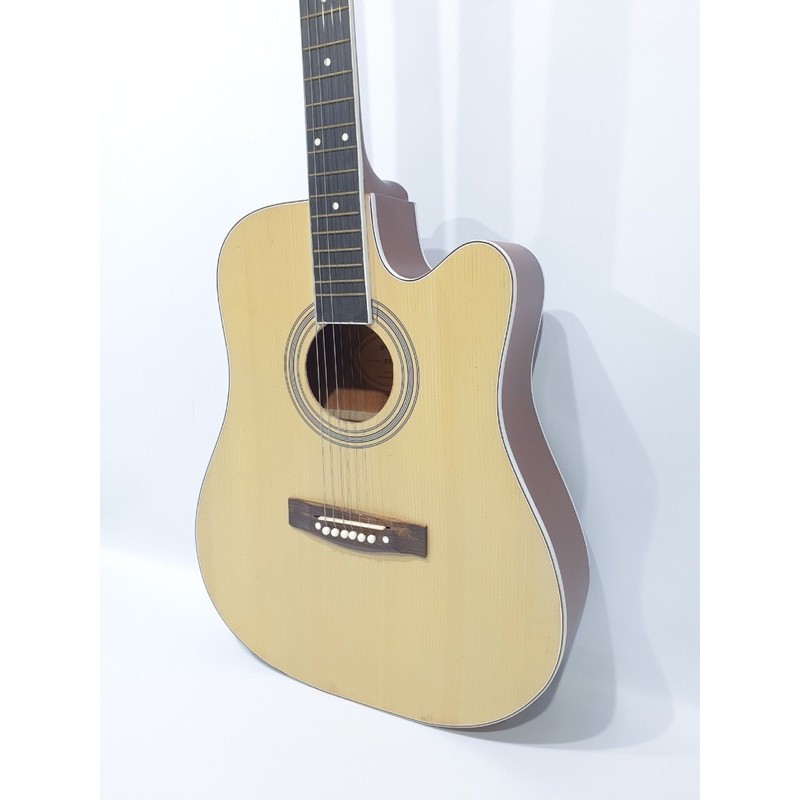 Gitar Akustik Merk Yamaha Tipe F1000 Natural Hitam Jumbo Sunkay Trusrod String Murah Jakarta Pemula