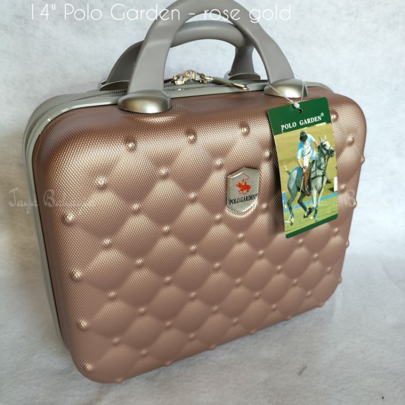 Beauty Case 14 Inch Polo Garden Koper Kabin Fiber Mini Travel Bag