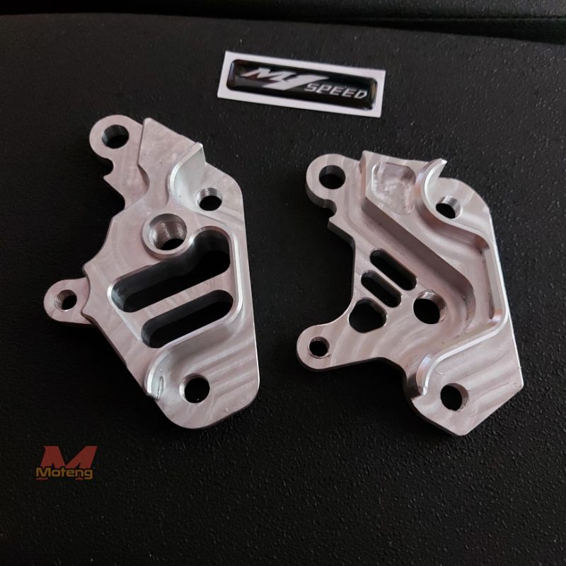 breket cnc kaliper RCB / nissin samurai / kaliper standar tiger & ninja Pnp shock KYB / vixion old d