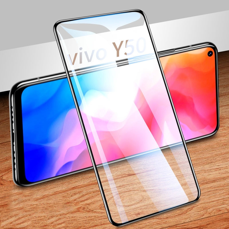 Pelindung Lensa Kamera 2 In 1 Dengan Tempered Glass Untuk Vivo Y50