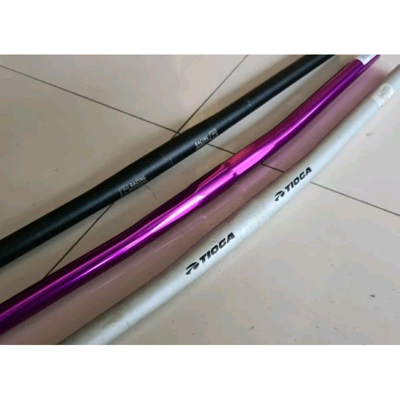 Handlebar Langka classic vintage merk tioga giant purple ungu stang alloy sepeda mtb xc diameter standart 25.4mm 25.4 mm bisa untuk federal kona miyata cannondale trek dll