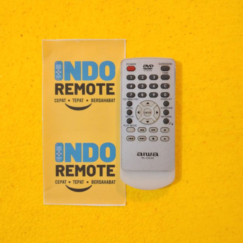 REMOTE DVD AIWA RC-CVL02 ORIGINAL